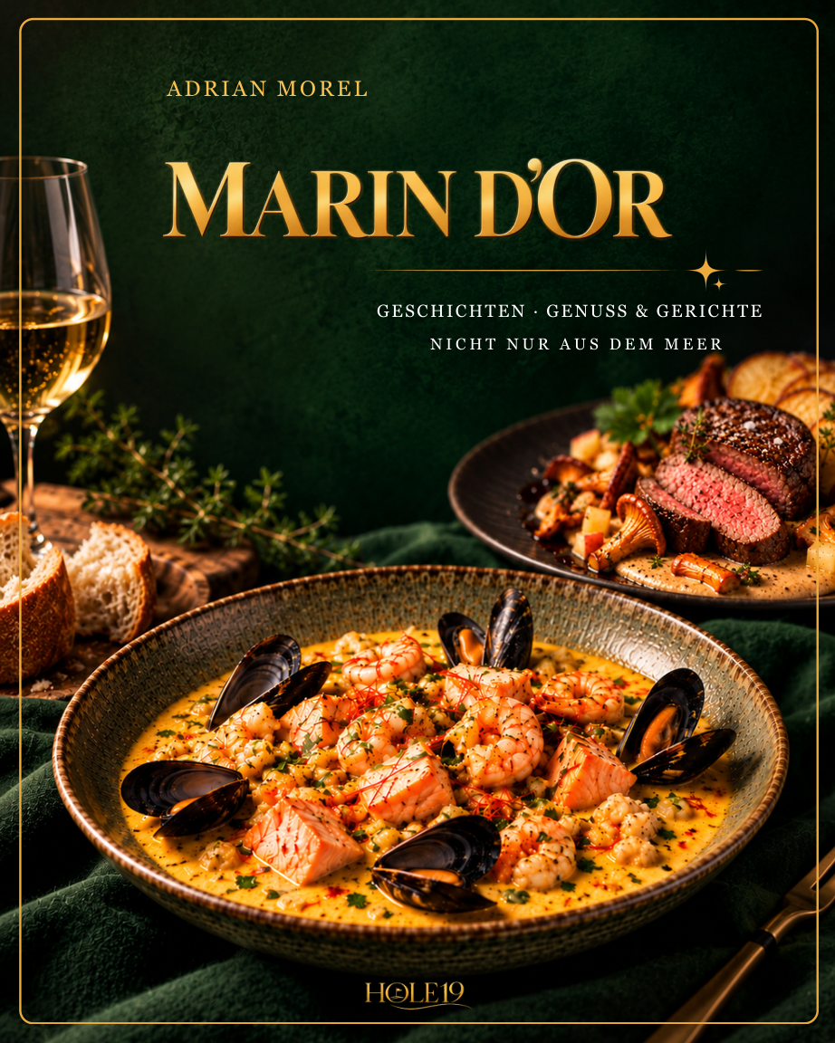 Marin d’Or book cover by Adrian Morel