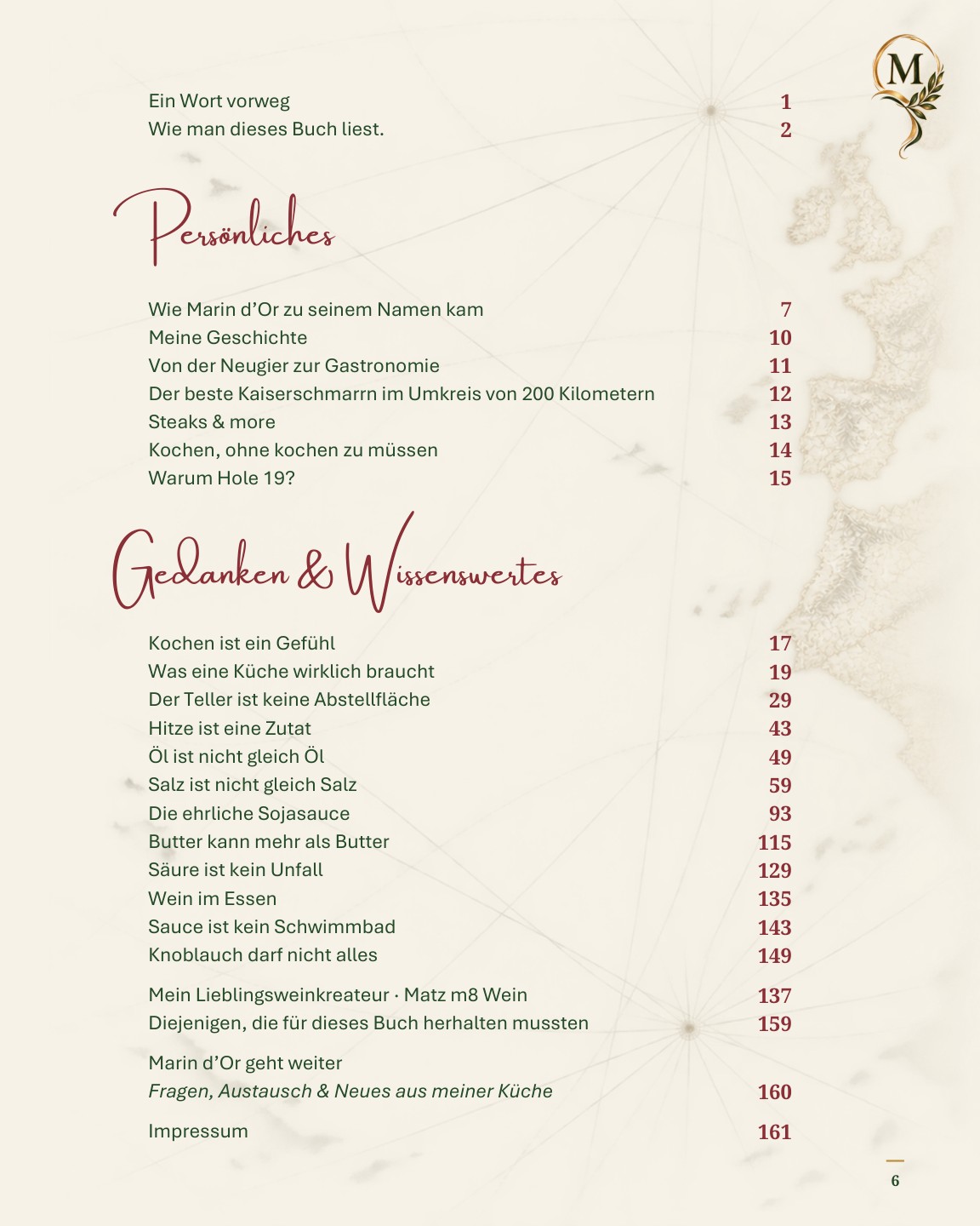 Culinary map from Marin d’Or, page 4